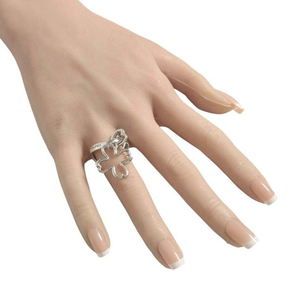 CHANEL Silver Love Ring - Picture 10 of 10